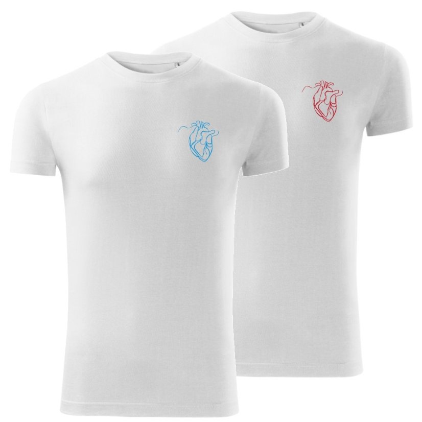 Srdce - Velikost: L, Barva: modrá