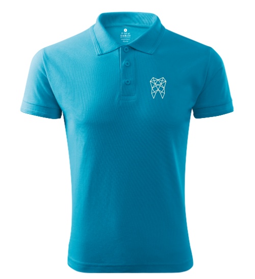 Minimalismus ZUB - Velikost: XL, Barva: tyrkysová